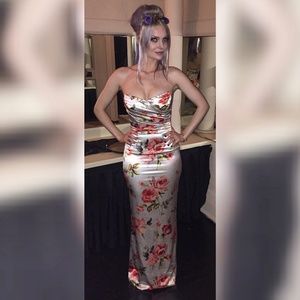 Dolce & Gabbana Silk Floral Gown
